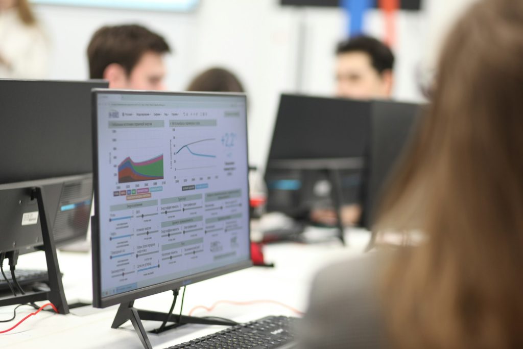 Tableur avec codes couleur pour construire un tableau de bord du dirigeant